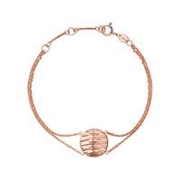 links of london thames 18ct rose gold vermeil disc bracelet 50103551