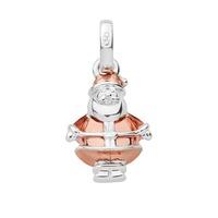 links of london two tone santa claus bauble charm 50302545