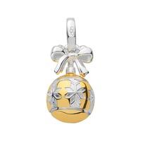links of london two tone christmas star bauble charm 50302547