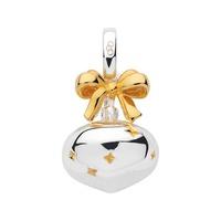 links of london two tone christmas bauble charm 50302543