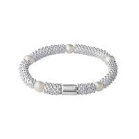 links of london silver effervescence star white pearl bracelet 5010139 ...