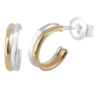 Links of London Two Colour 20 20 Hoop Earrings 5040.1996