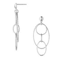 links of london silver aurora multi loop earrings 50402472