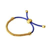 Links of London 18ct Gold Vermeil Effervescence XS Purple Cord Bracelet 5010.3148
