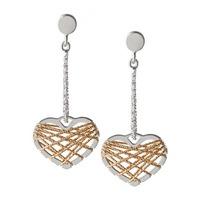 Links of London Ladies Dream Catcher Heart Earrings 5040.2329