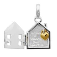 links of london silver home is where the heart is charm 50301828