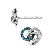 links of london treasured two colour diamond stud earrings 50402748