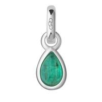 links of london silver may birthstone emerald charm 50302458