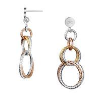 Links of London Aurora Three Colour Link Earrings 5040.2226