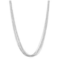 links of london silver silk 10 row necklet 45cm 50202610