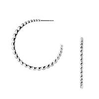 Links of London Silver Effervescence Large Hoop Earrings 5040.2242