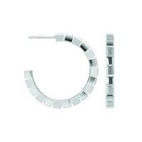 Links of London Silver Cubist Hoop Studs 5040.2368