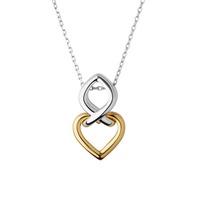 Links of London Infinite Love Sterling Silver and 18ct Gold Vermeil Necklace 5020.3279