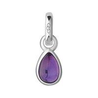 Links of London Amethyst and Sterling Silver February Mini Birthstone Charm