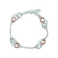 links of london aurora bi metal multi link bracelet