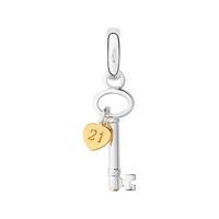 Links of London Sterling Silver 21st Birthday Key and Heart Charm