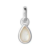 links of london mother of pearl and sterling silver june mini birthsto ...
