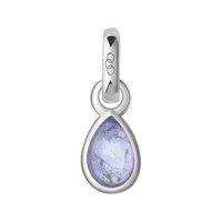 Links of London Tanzanite and Sterling Silver December Mini Birthstone Charm