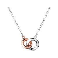 Links of London 20/20 Sterling Silver and 18ct Rose Gold Plated Mini Necklace