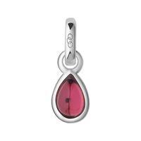 Links of London Tourmaline and Sterling Silver October Mini Birthstone Charm