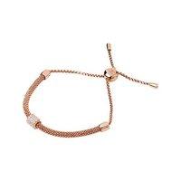 links of london starlight rose gold and sapphire bead bracelet