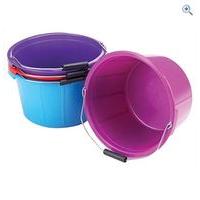 Lincoln Mould Flex Feed Bucket (20 Litre, Red) - Colour: Red