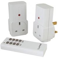 Lloytron 2 Piece Remote Controlled Sockets UK Plug