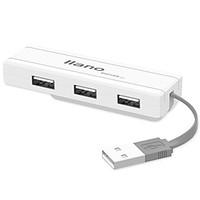 Llano High-Speed USB2.0 HUB 4Port White Long Short version Incorporated