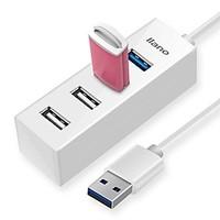 llano usb30 and usb20 super speed 500mbps 4port hub with 50cm cable