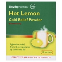 lloydspharmacy hot lemon cold relief powder 10 sachets