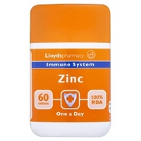 lloydspharmacy zinc 15mg 60 tablets