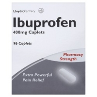 Lloydspharmacy Ibuprofen 400mg Caplets 96s