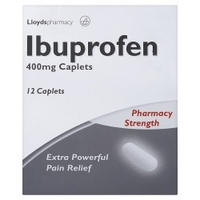 Lloydspharmacy Ibuprofen 400mg Caplets - 12 Caplets