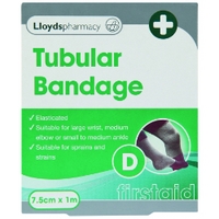 lloydspharmacy tubular bandage size d 75cm x1m