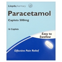 Lloydspharmacy Paracetamol 500mg Caplets - 16 Caplets