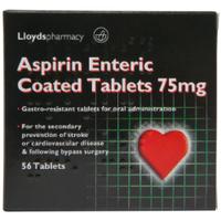 LloydsPharmacy Aspirin Enteric Coated Tablets
