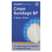 Lloydspharmacy Crepe Bandage BP 7.5cm x 4.5m