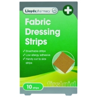 Lloydspharmacy Fabric Dressing Strips - 10 strips