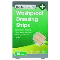 lloydspharmacy washproof dressing strips 10 strips