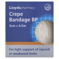 Lloydspharmacy Crepe Bandage BP 5cm x 4.5m