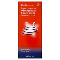 Lloydspharmacy Expectorant & Decongestant Cough Syrup - 150ml