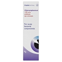 Lloydspharmacy Chloramphenicol 1.0% w/w Antibiotic Eye Ointment 4g