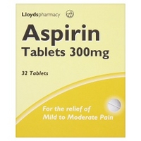 Lloydspharmacy Aspirin Tablets 300mg - 32 Tablets