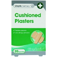 Lloydspharmacy Cushioned Plasters - 20 Assorted