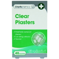 Lloydspharmacy Clear Plasters - 40 Assorted