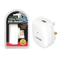 Lloytron A1583WH \'High Power\' 2100mA USB Charger in White