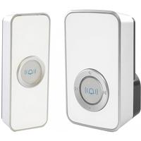 Lloytron B7505WH 32 Melody Mains Plug-in Wireless Door Chime with MiPs White