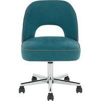 Lloyd Office Chair, Mineral Blue and Marl Grey