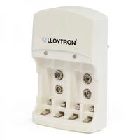 Lloytron B1505WH Home Charger For AA/AAA & PP3 UK Plug