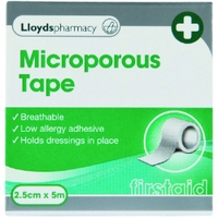 lloydspharmacy microporus tape size 25cm x 5m